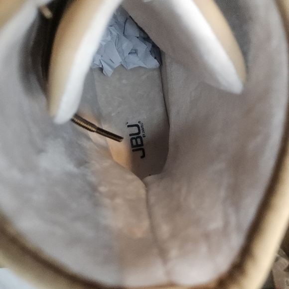 JBU Maine Waterproof Winter Duck Boot Dark Brown Beige NWT 13M Retail $80 - Picture 7 of 10